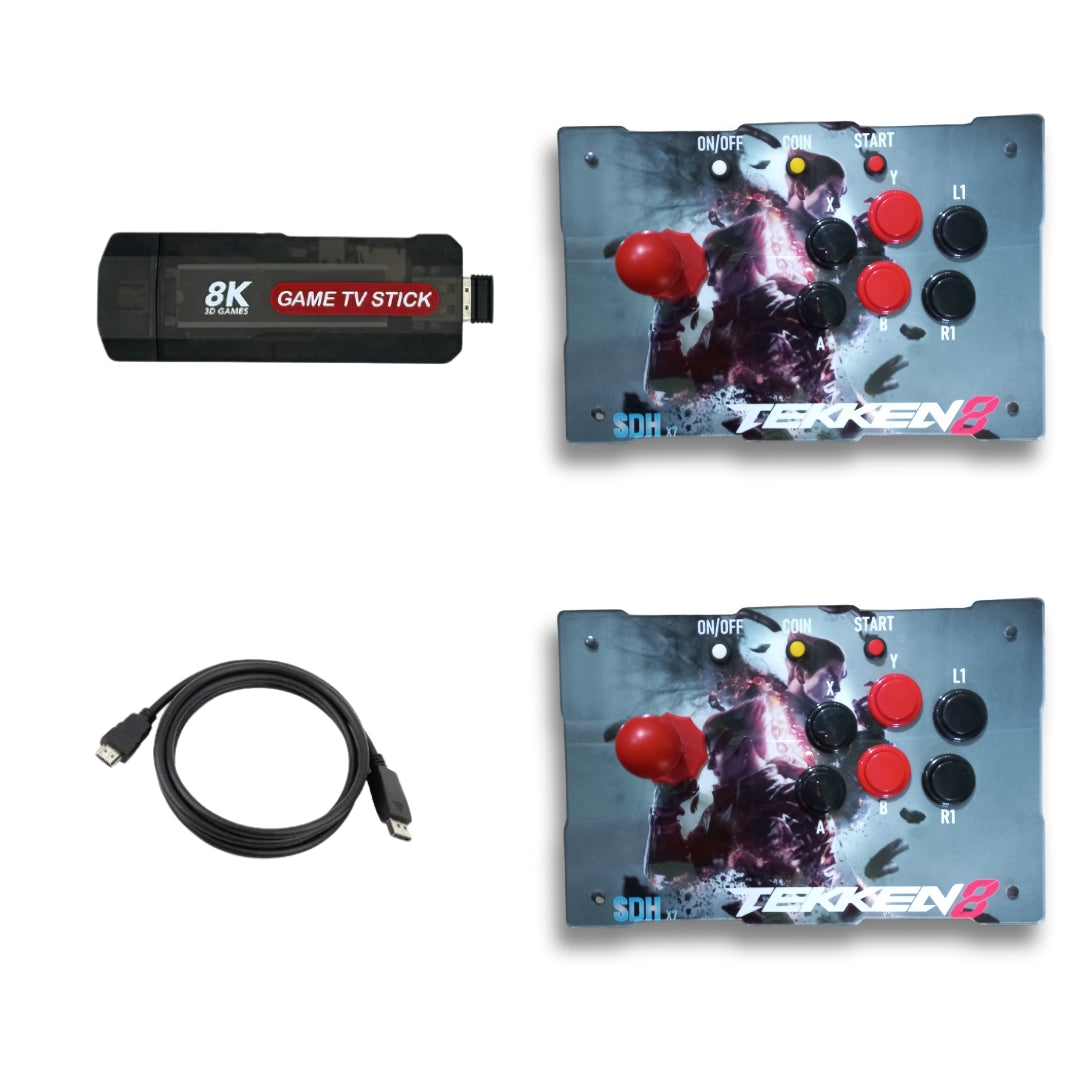 X7 Pro Video Game Console with Double Arcade Joystick 35000+ Games